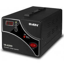Стабилизатор Stabilizer SVEN VR-A2000, Relay, 2000VA, 1200W, 140-275v, 2 euro outlets, black, 250 ? 165 ? 189mm, 4.58kg.                                                                                                                                  