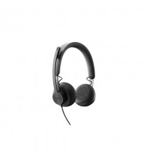 Гарнитура офисная Logitech Headset Zone Wired  UC Graphite                                                                                                                                                                                                