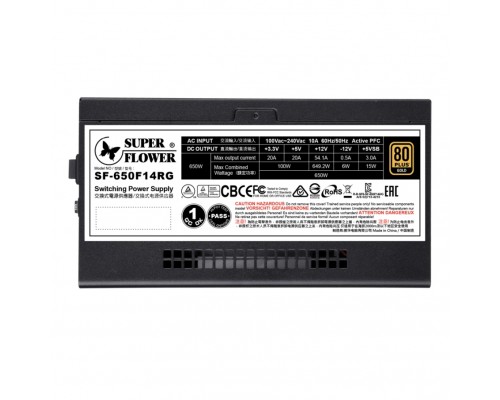 Блок питания Super Flower Power Supply Leadex III Gold ARGB, 650W, ATX, 130mm, 6xSATA, 4xPCI-E(6+2), APFC, 80+ Gold, Full Modular