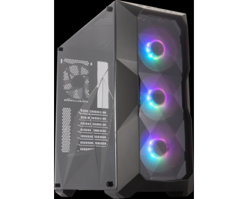 Корпус Cooler Master MasterBox TD500, USB3.0x2, 3x120 ARGB Fan, 1x120Fan, Black, ATX, w/o PSU