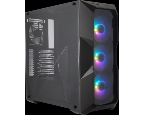 Корпус Cooler Master MasterBox TD500, USB3.0x2, 3x120 ARGB Fan, 1x120Fan, Black, ATX, w/o PSU