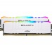 Оперативная память Crucial 16GB Kit (8GBx2) DDR4 3600MT/s CL16 Unbuffered DIMM 288 pin Ballistix White RGB
