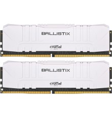 Оперативная память Crucial 16GB Kit (8GBx2) DDR4 2666MT/s CL16 Unbuffered DIMM 288 pin Ballistix White                                                                                                                                                    