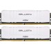 Оперативная память Crucial 16GB Kit (8GBx2) DDR4 2666MT/s CL16 Unbuffered DIMM 288 pin Ballistix White