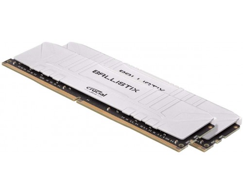 Оперативная память Crucial 16GB Kit (8GBx2) DDR4 2666MT/s CL16 Unbuffered DIMM 288 pin Ballistix White