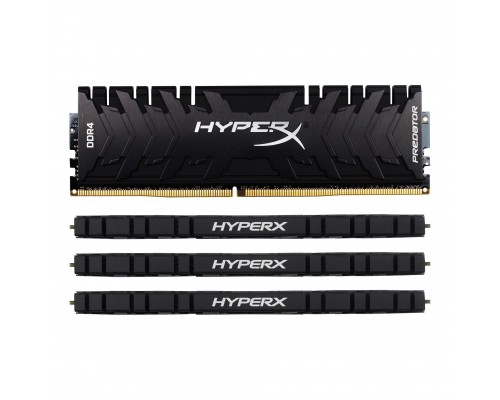 Оперативная память Kingston 128GB 3200MHz DDR4 CL16 DIMM (Kit of 4) XMP HyperX Predator