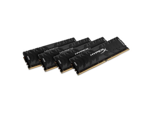 Оперативная память Kingston 128GB 3200MHz DDR4 CL16 DIMM (Kit of 4) XMP HyperX Predator