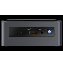 Неттоп Intel NUC, Intel Core i7-8565U, 4.6 GHz Turbo, 8Gb RAM pre-installed, VGA AMD Radeon  540X discrete graphics (2GB) (1xHDMI 2.0 + 1xmDP 1.2), 4xUSB3.1, 1x m.2 SSD, 1x2.5HDD, GBL, WiFi+BT, SDXC slot, Black,VESA, no powercord, IR-port, Kensington