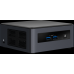 Неттоп Intel NUC, Intel Core i7-8665U, 4.8 GHz Turbo, DDR4-2400 SODIMM (up to 32Gb max), VGA Intel UHD Graphics 620 (USB-C(DP1.2)+2xHDMI 2.0a), 4xUSB3.1, 1x m.2 SSD, 1x2.5HDD, GBL, WiFi+BT, vPro, SDXC slot, Black,VESA, no powercord, IR-port, Kensingt