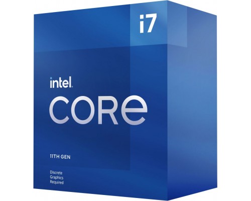 Процессор Core i7-11700F BOX (Rocket Lake, 14nm, C8/T16, Base 2,50GHz, Turbo 4,90GHz, Without Graphics, L3 16Mb, TDP 65W, S1200)