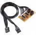 Модуль для корпуса USB module, 2xUSB2.0+2xUSB3.0, PCB board+Audio+Cables for FL-302