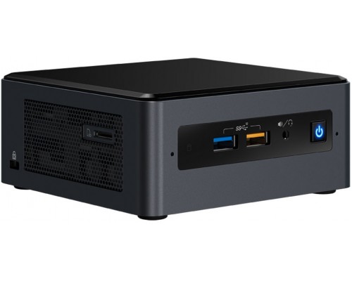 Неттоп Nettop Intel NUC, Intel Core i3 8109U, 3.6GHz, 4 Gb DDR4-2400 SODIMM pre-installed (up to 32Gb max), VGA Intel Iris Plus Graphics 655 (USB-C(DP1.2)+HDMI 2.0), 4xUSB3.1, 1x16Gb m.2 SSD (intel Optane), 1x1TB SATA3 2.5HDD, GBL, WiFi+BT, microSDXC