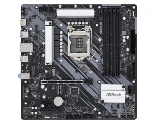 Материнская плата Z590 S1200 MATX Z590M PHANTOM GAMING 4 ASROCK