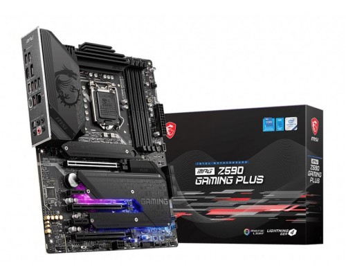 Материнская плата MSI Intel Z590 Express LGA1200 ATX Memory DDR4 MPGZ590GAMINGPLUS