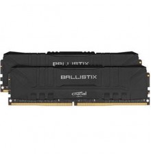 Модуль памяти CRUCIAL Ballistix Gaming DDR4 Общий объём памяти 16Гб Module capacity 8Гб Количество 2 2666 МГц Множитель частоты шины 16 1.35 В черный BL2K8G26C16U4B                                                                                      