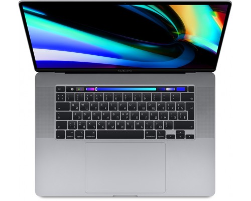 Ноутбук 16-inch MacBook Pro with Touch Bar: 2.4GHz 8-core Intel Core i9 (TB up to 5.0GHz)/32GB/512GB SSD/AMD Radeon Pro 5500M with 8GB of GDDR6 - Space Grey