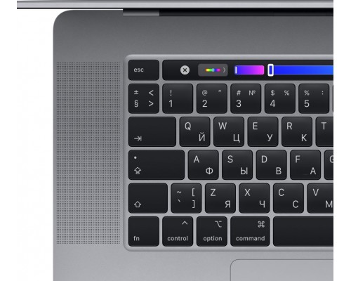 Ноутбук 16-inch MacBook Pro with Touch Bar: 2.3GHz 8-core Intel Core i9 (TB up to 4.8GHz)/16GB/4TB SSD/AMD Radeon Pro 5500M with 4GB of GDDR6 - Space Grey