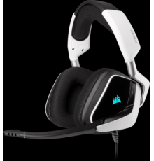 Игровая гарнитура  Corsair Gaming™ VOID RGB ELITE USB Premium Gaming Headset with 7.1 Surround Sound, White                                                                                                                                               