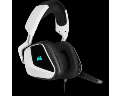 Игровая гарнитура  Corsair Gaming™ VOID RGB ELITE USB Premium Gaming Headset with 7.1 Surround Sound, White