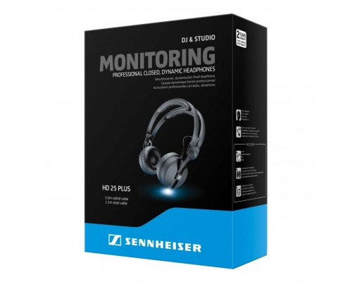 Наушники Sennheiser 506908/ накладные закрытые 16-22000Гц 1,5м отсоединяемый кабель+3м витой, 3.5мм/6.3мм 120дБ 70Ом