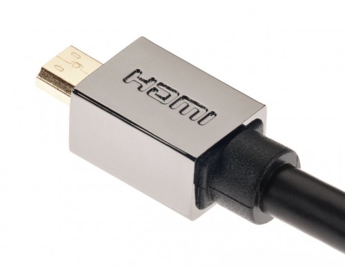 Кабель HDMI-19M --MicroHDMI-19M ver 2.0+3D/Ethernet,1.5m метал разъемы VCOM CG506AD-1.5M