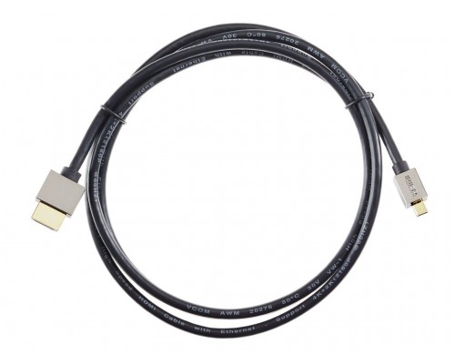 Кабель HDMI-19M --MicroHDMI-19M ver 2.0+3D/Ethernet,1.5m метал разъемы VCOM CG506AD-1.5M