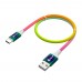 Кабель GCR 1.2m TypeC, для Samsung, ОS Android, быстрая зарядка, GRADIENT, 28/24 AWG, GCR-53075