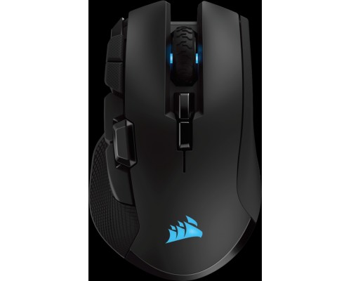 Игровая мышь Corsair Gaming™ IRONCLAW RGB WIRELESS, Rechargeable Gaming Mouse with SLISPSTREAM WIRELESS Technology, Black, Backlit RGB LED, 18000 DPI, Optical (EU version)