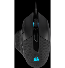 Игровая мышь Corsair Gaming™ NIGHTSWORD RGB, Performance Tunable FPS/MOBA Gaming Mouse, Black, Backlit RGB LED, 18000                                                                                                                                     