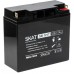 Комплект сменных батарей SKAT SB 1217, 12V, 17Ah, maximum charge current 5.1 A. Terminal type - B1 (for M5 bolt with nut). Case size - 77x180x168. Weight - 4.9 kg. Service life - 6 years. Warranty - 18 months.