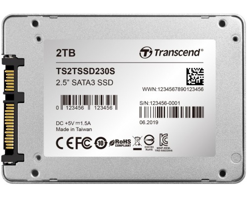 Накопитель Transcend 2TB SSD, 2.5