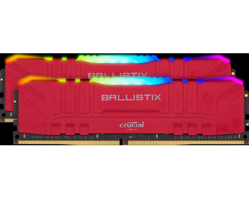 Оперативная память Crucial 32GB Kit (16GBx2) DDR4 3600MT/s CL16 Unbuffered DIMM 288 pin Ballistix Black RGB