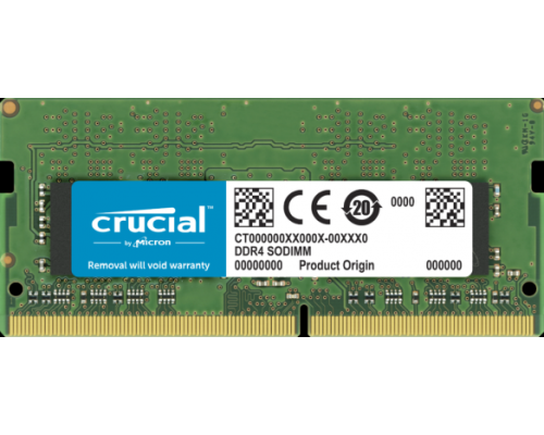 Память для ноутбука Crucial SODIMM 32GB DDR4 2666 MT/s (PC4-21300) CL19 DR x8 Unbuffered 260pin