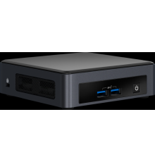 Неттоп Nettop Intel NUC, Intel Core i5-8365U, 4.1 GHz Turbo, DDR4-2400 SODIMM (up to 32Gb max), VGA Intel UHD Graphics 620 (USB-C(DP1.2)+2xHDMI 2.0a), 4xUSB3.1, 1x m.2 SSD, GBL, WiFi+BT, vPro, SDXC slot, Black,VESA, no powercord, IR-port, Kensington 