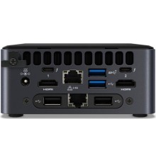 Неттоп Nettop Intel NUC, Intel Core i5-1145G7 (8M Cache, up to 4,40 GHz, with IPU), 2xDDR4-3200 1.2V SO-DIMMs (up to 64 GBGb), Intel Iris X Graphics (Dual HDMI 2,0b w/HDMI CEC, Dual DP 1.4a via Type C), 1x Thunderbolt 4, 1x Thunderbolt 3, 4xUSB3.0, 3