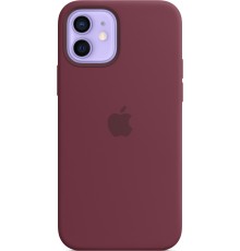 Чехол для iPhone 12 | 12 Pro Silicone Case with MagSafe - Plum                                                                                                                                                                                            