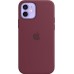 Чехол для iPhone 12 | 12 Pro Silicone Case with MagSafe - Plum