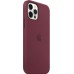 Чехол для iPhone 12 | 12 Pro Silicone Case with MagSafe - Plum