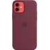 Чехол для iPhone 12 | 12 Pro Silicone Case with MagSafe - Plum