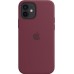 Чехол для iPhone 12 | 12 Pro Silicone Case with MagSafe - Plum