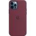 Чехол для iPhone 12 | 12 Pro Silicone Case with MagSafe - Plum