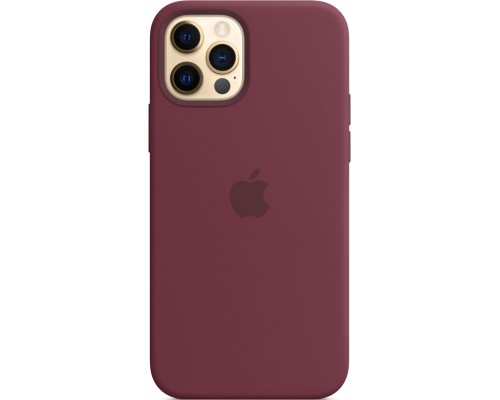 Чехол для iPhone 12 | 12 Pro Silicone Case with MagSafe - Plum