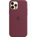 Чехол для iPhone 12 | 12 Pro Silicone Case with MagSafe - Plum