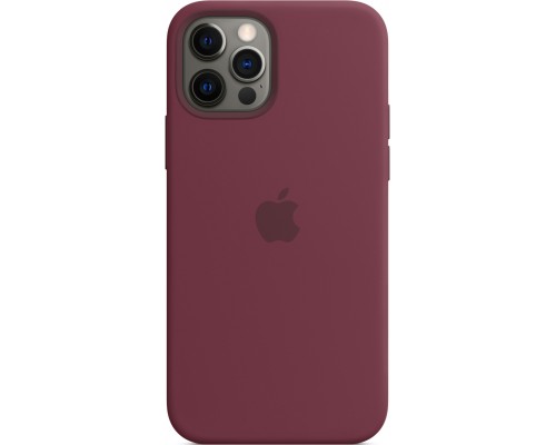 Чехол для iPhone 12 | 12 Pro Silicone Case with MagSafe - Plum