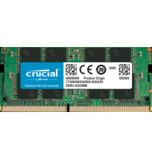 Оперативная память Crucial SODIMM 16GB DDR4 3200 MT/s (PC4-25600) CL22 DR x8 Unbuffered 260pin                                                                                                                                                            