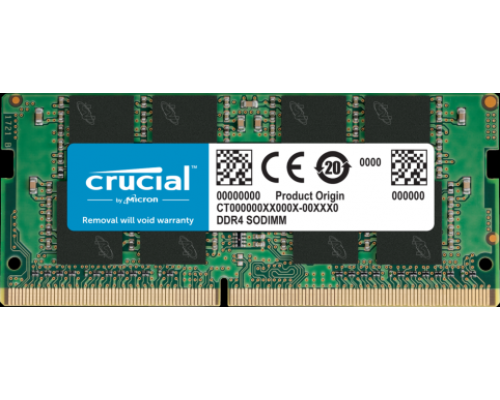 Оперативная память Crucial SODIMM 16GB DDR4 3200 MT/s (PC4-25600) CL22 DR x8 Unbuffered 260pin