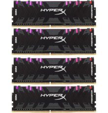 Оперативная память Kingston 128GB 3200MHz DDR4 CL16 DIMM (Kit of 4) XMP HyperX Predator RGB                                                                                                                                                               