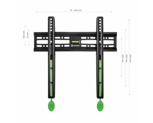 Кронштейн ONKRON/ 32-55'' макс 400*400 наклон 0? от стены: 30мм макс вес 50кг