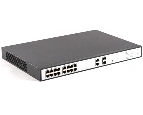 Коммутатор SKAT PoE-16E-2G-2S PoE Plus switch, power 260W, ports: 8-Ethernet, 2-Uplink, 2-SFP