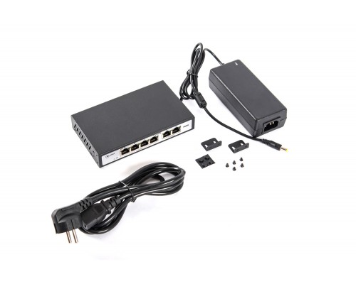 Коммутатор SKAT PoE-4E-2E PoE Plus switch, power 120W, ports: 4-Ethernet, 2-Uplink